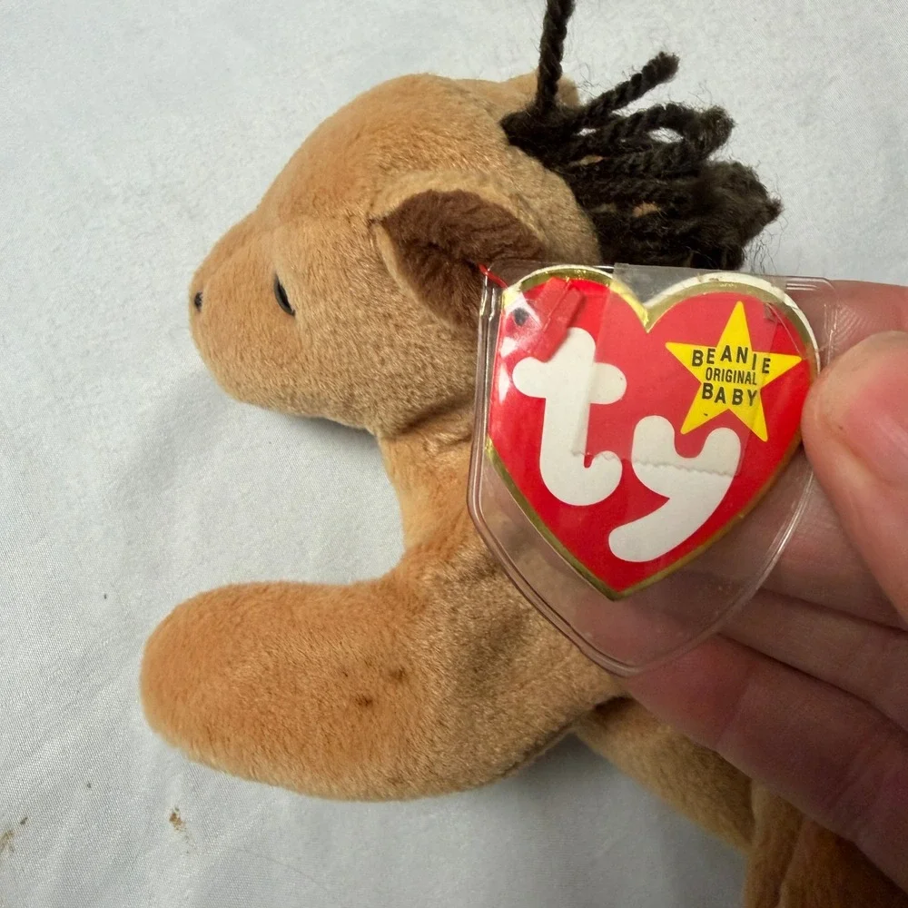 Ty Beanie Babies Collection Grace Neon Magic Hornsly &‎ More Plush Toys Lot of 7